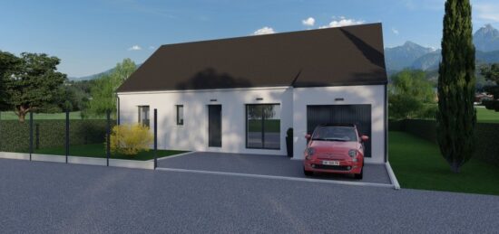 Maison neuve à Courçay, Centre-Val de Loire